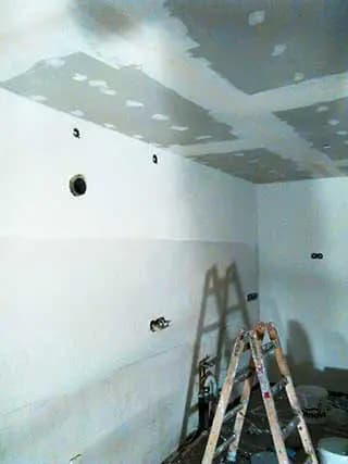 trockenbau decke verspachtelt